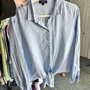 Caroll Paris Light Blue Women's Blouse